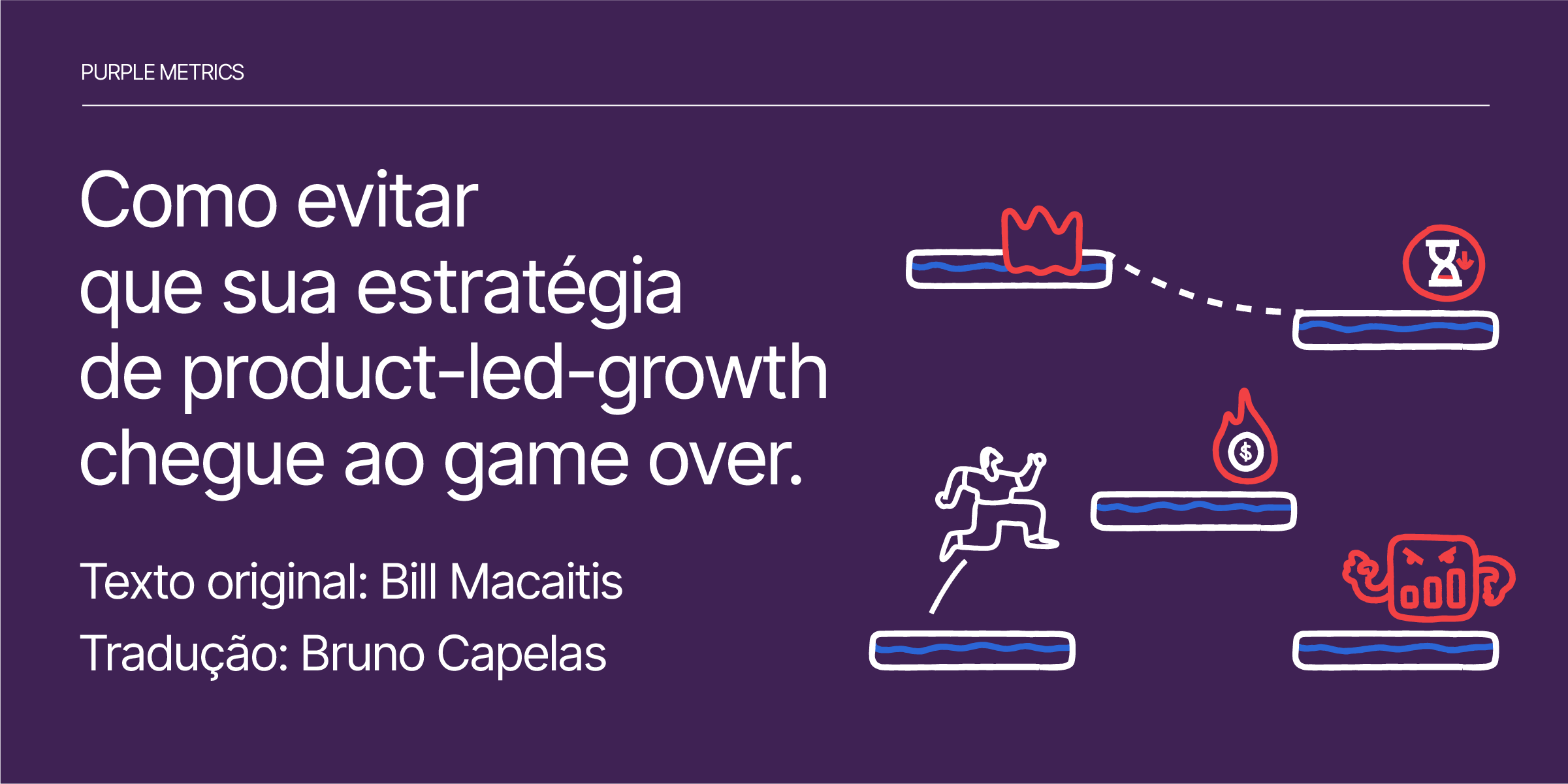 Como evitar que sua estratégia de product-led-growth chegue ao game over Purple MEtrics - Bill Macaitis - Bruno Capelas